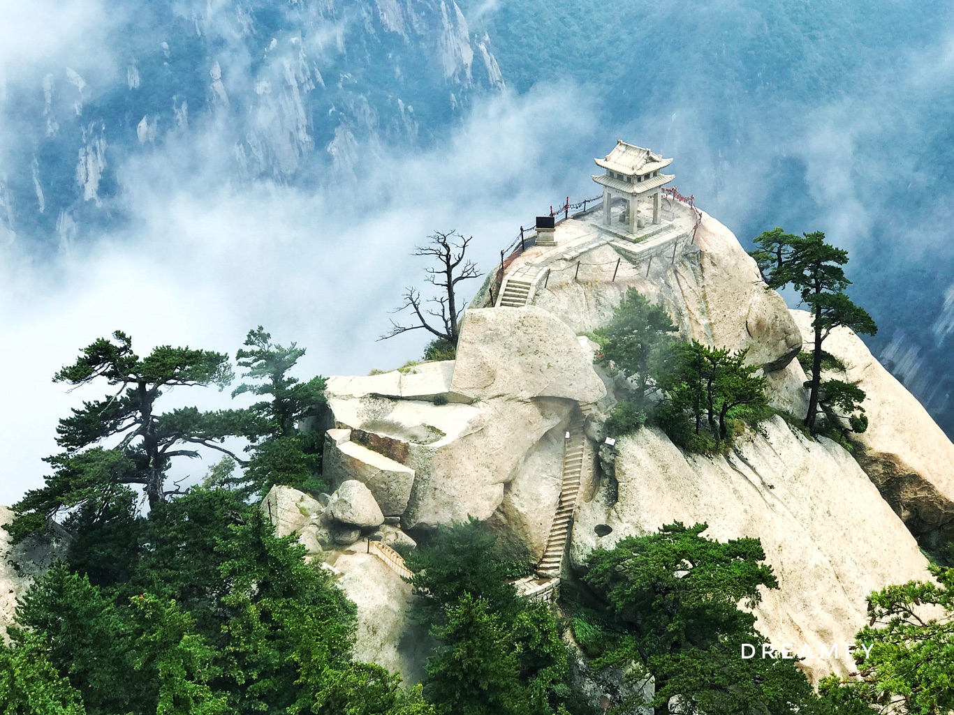 游记攻略---自古华山一条路 徒步西峰（西线）索道观日出日落二日游